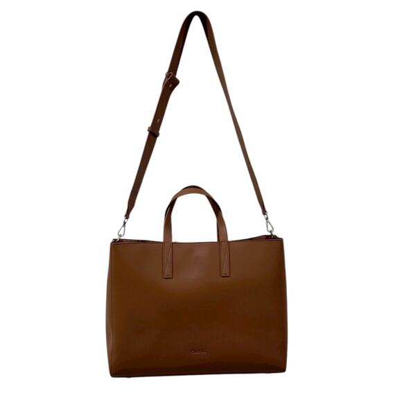 Calpak Haven 16" Laptop Tote Bag in Toffee - Picture 4 of 13